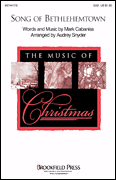 cover Song of Bethlehemtown SAB choral sheet music cover